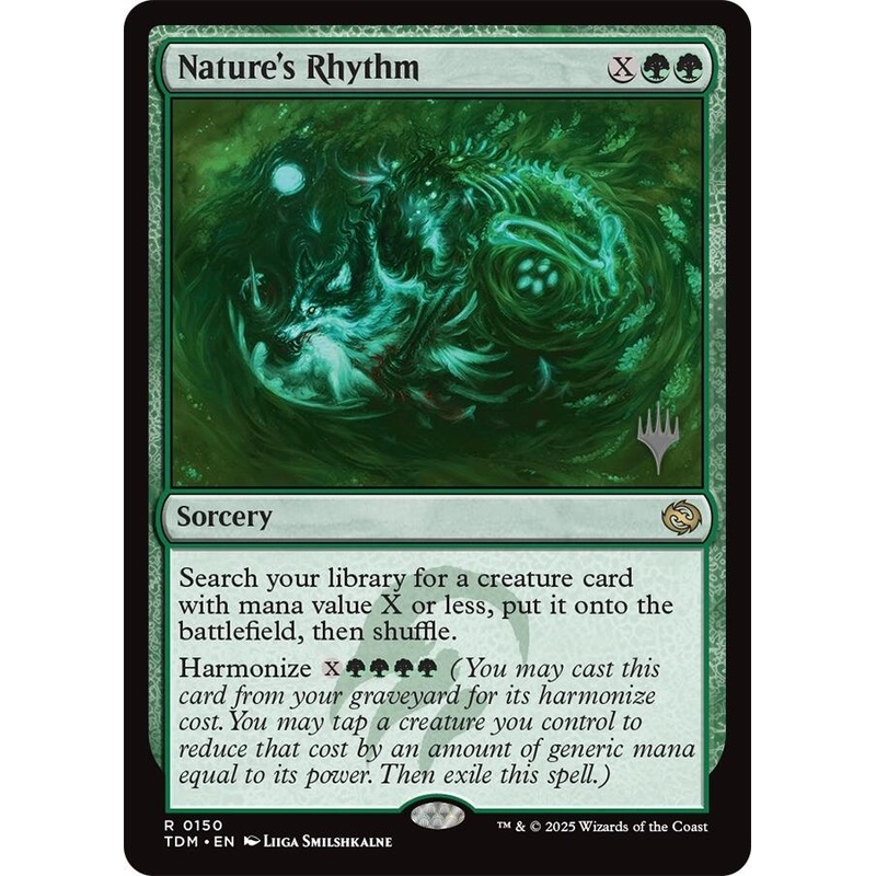 Nature's Rhythm [Tarkir: Dragonstorm Promos]