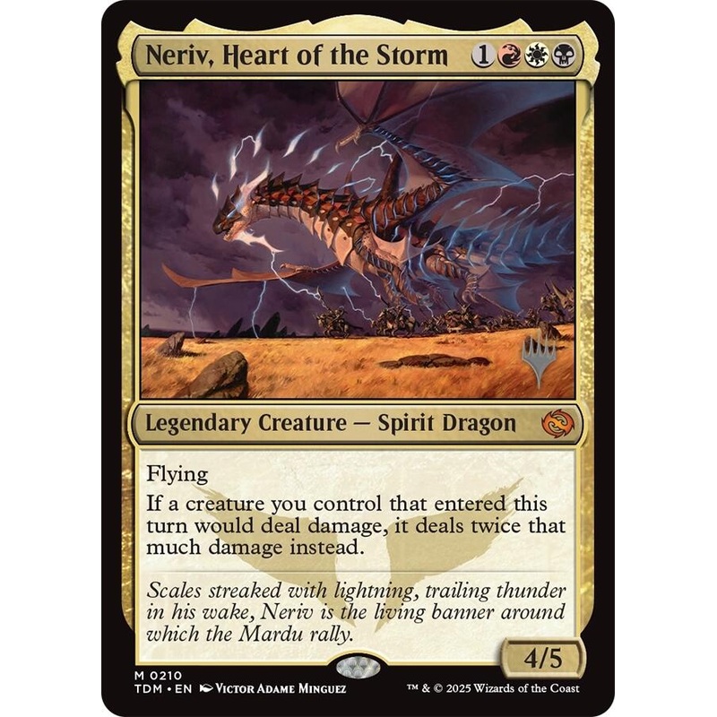 Neriv, Heart of the Storm [Tarkir: Dragonstorm Promos]