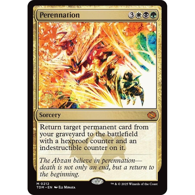 Perennation [Tarkir: Dragonstorm Prerelease Promos]