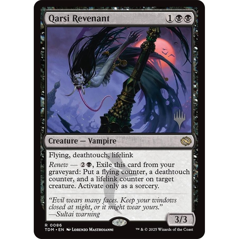 Qarsi Revenant [Tarkir: Dragonstorm Promos]