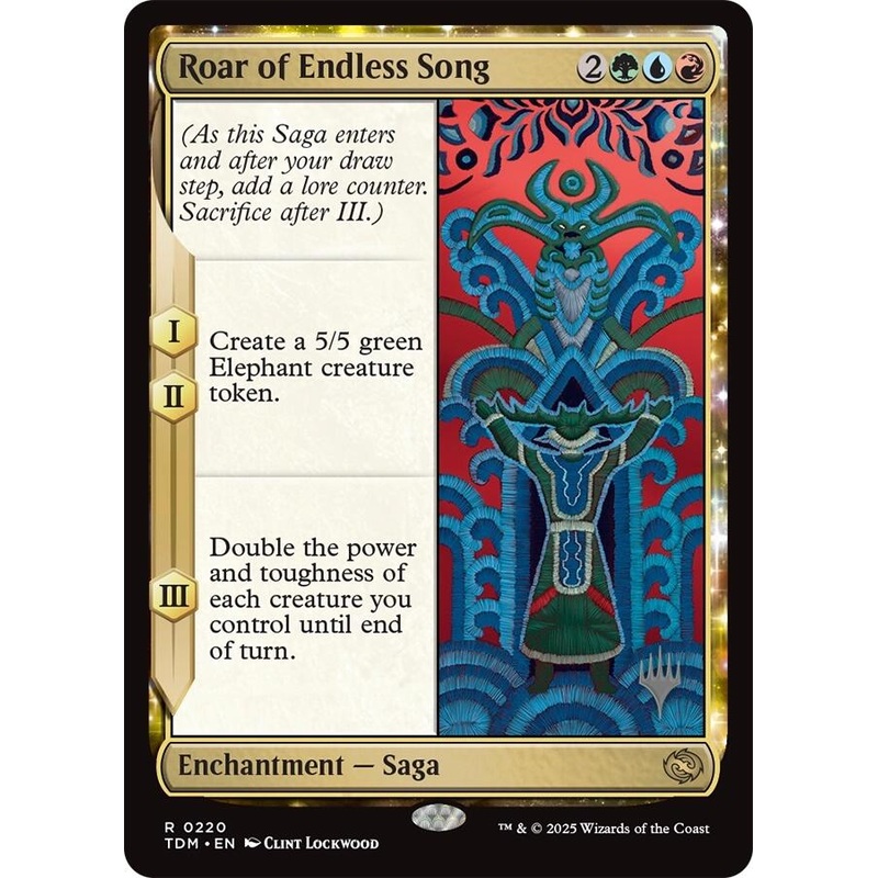 Roar of Endless Song [Tarkir: Dragonstorm Promos]
