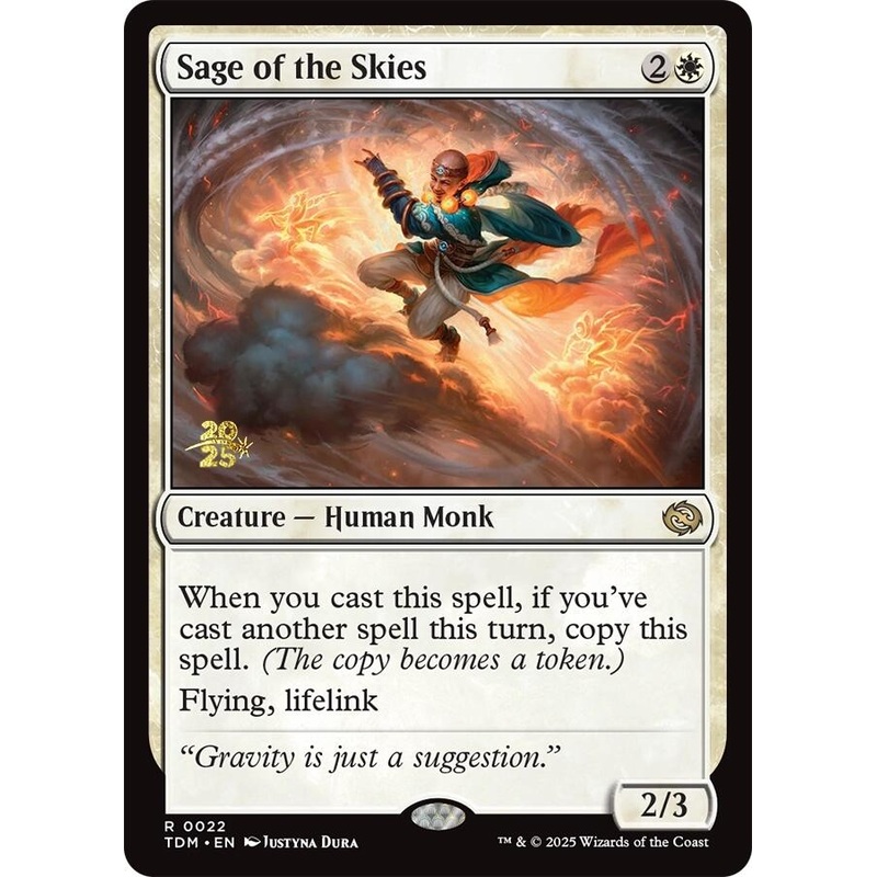 Sage of the Skies [Tarkir: Dragonstorm Prerelease Promos]
