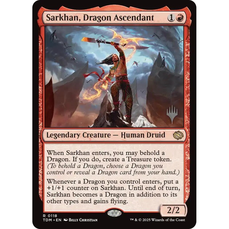 Sarkhan, Dragon Ascendant [Tarkir: Dragonstorm Promos]