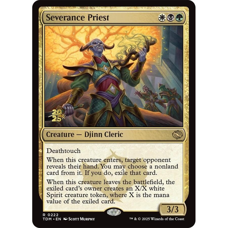 Severance Priest [Tarkir: Dragonstorm Prerelease Promos]