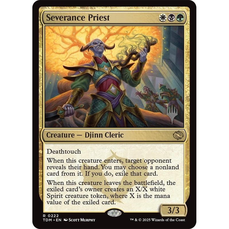 Severance Priest [Tarkir: Dragonstorm Promos]