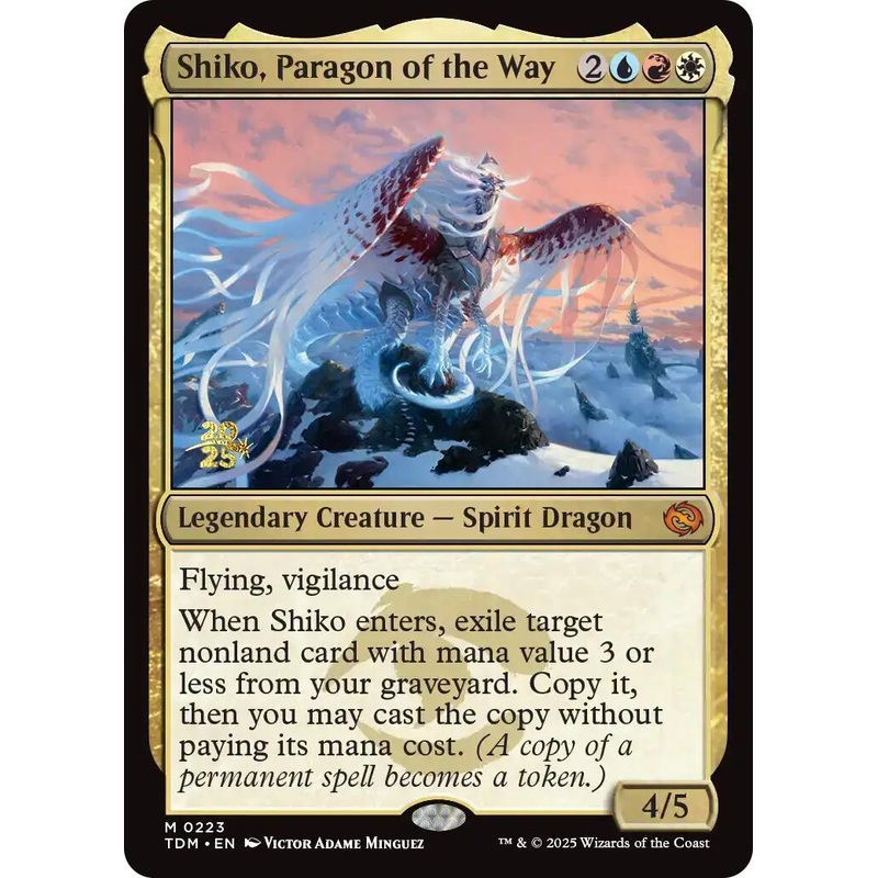 Shiko, Paragon of the Way [Tarkir: Dragonstorm Prerelease Promos]