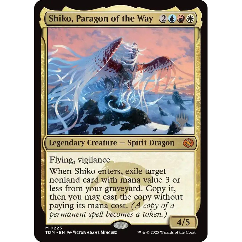 Shiko, Paragon of the Way [Tarkir: Dragonstorm Promos]