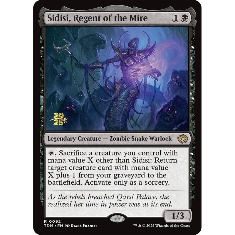 Sidisi, Regent of the Mire [Tarkir: Dragonstorm Prerelease Promos]
