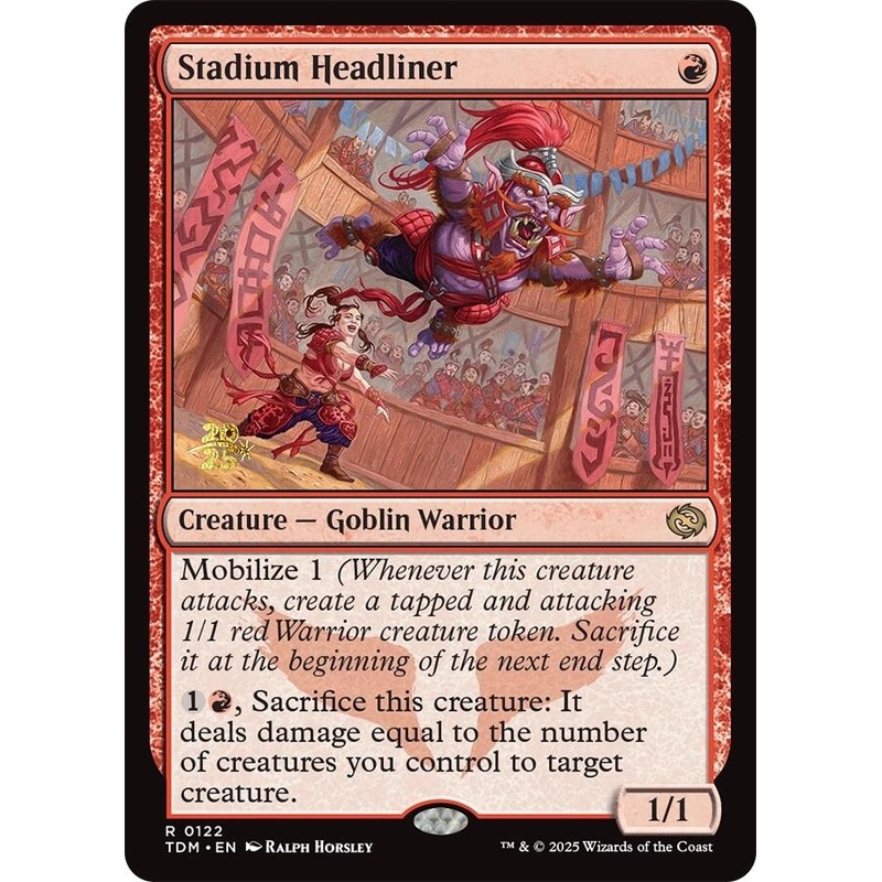 Stadium Headliner [Tarkir: Dragonstorm Prerelease Promos]