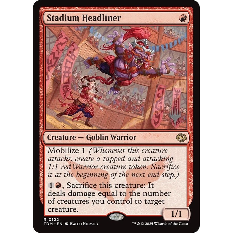 Stadium Headliner [Tarkir: Dragonstorm Promos]