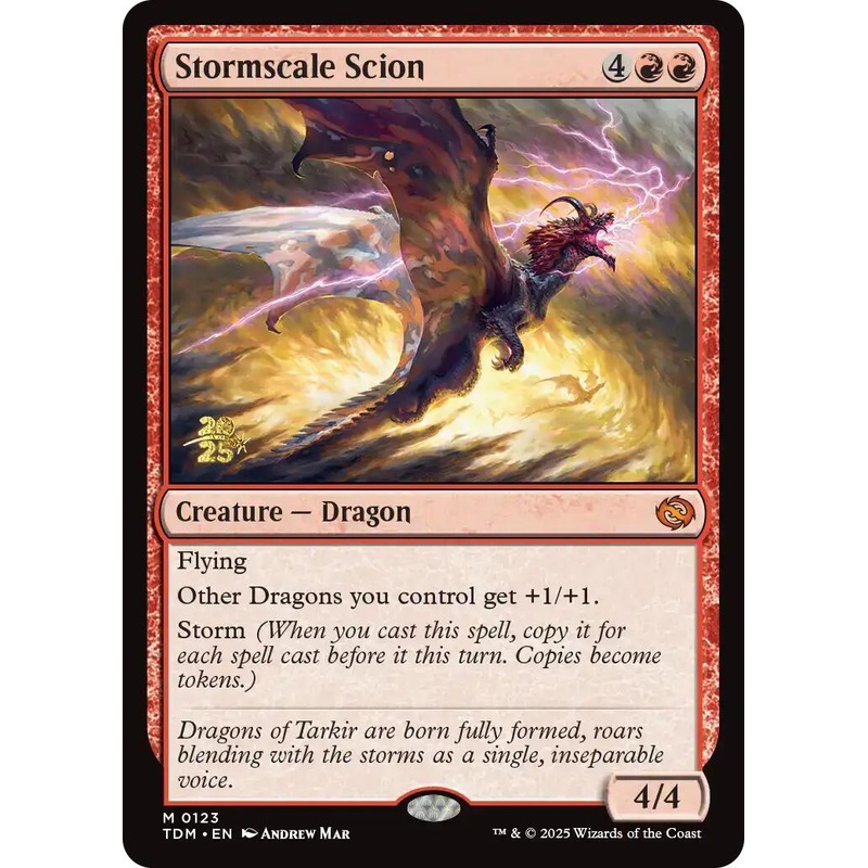 Stormscale Scion [Tarkir: Dragonstorm Prerelease Promos]