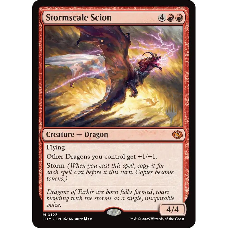 Stormscale Scion [Tarkir: Dragonstorm Promos]