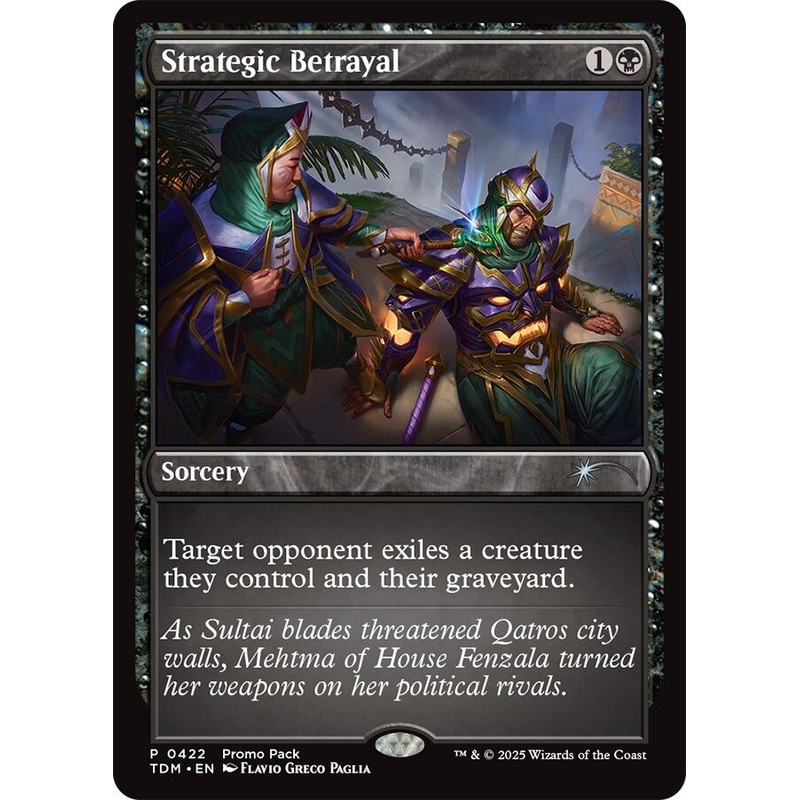 Strategic Betrayal [Tarkir: Dragonstorm Promos]