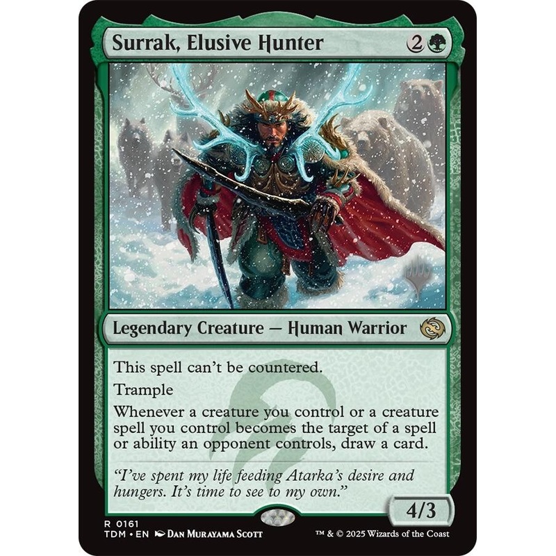 Surrak, Elusive Hunter [Tarkir: Dragonstorm Promos]