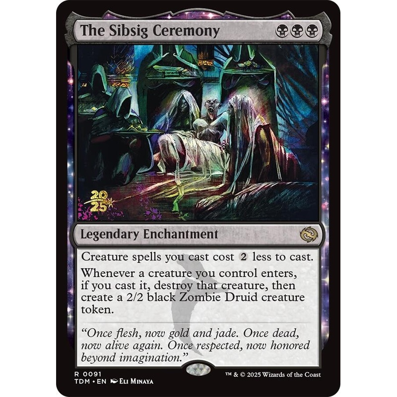 The Sibsig Ceremony [Tarkir: Dragonstorm Prerelease Promos]
