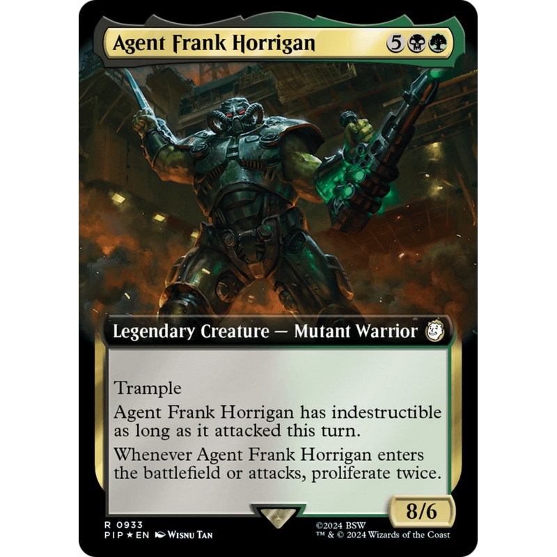 Agent Frank Horrigan (Extended Art) (Surge Foil) [Fallout]