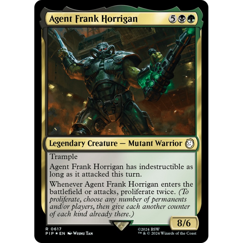 Agent Frank Horrigan (Surge Foil) [Fallout]