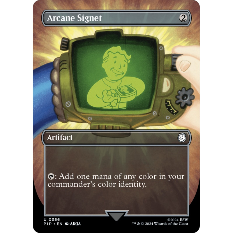 Arcane Signet (Borderless) [Fallout]