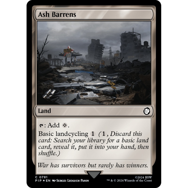 Ash Barrens (Surge Foil) [Fallout]