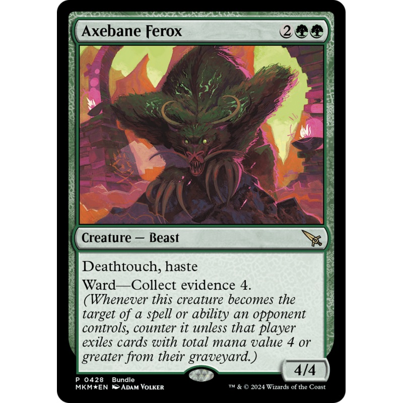 Axebane Ferox [Murders at Karlov Manor Promos]