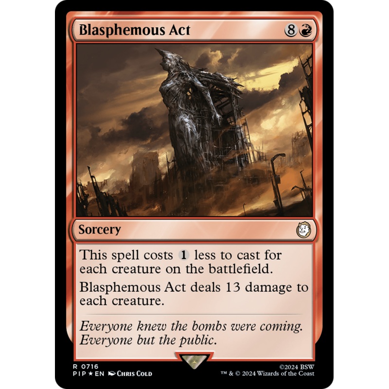 Blasphemous Act (Surge Foil) [Fallout]