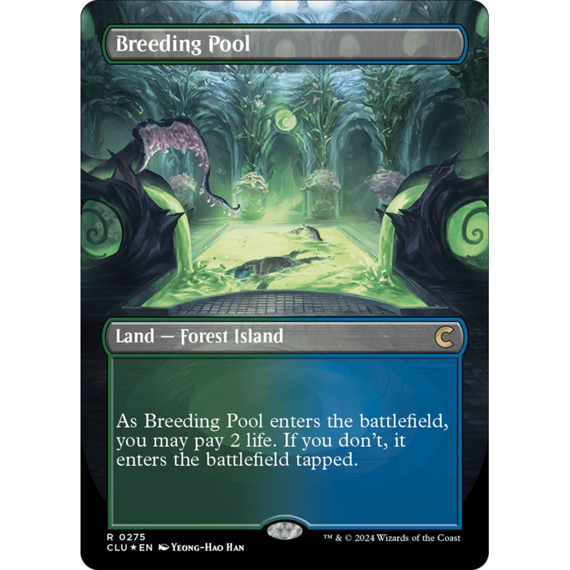 Breeding Pool (Borderless) [Ravnica: Clue Edition]