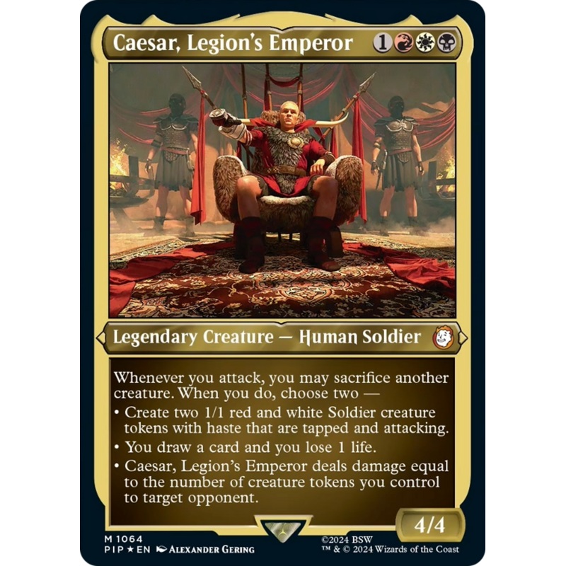 Caesar, Legion's Emperor (Display Commander) [Fallout]
