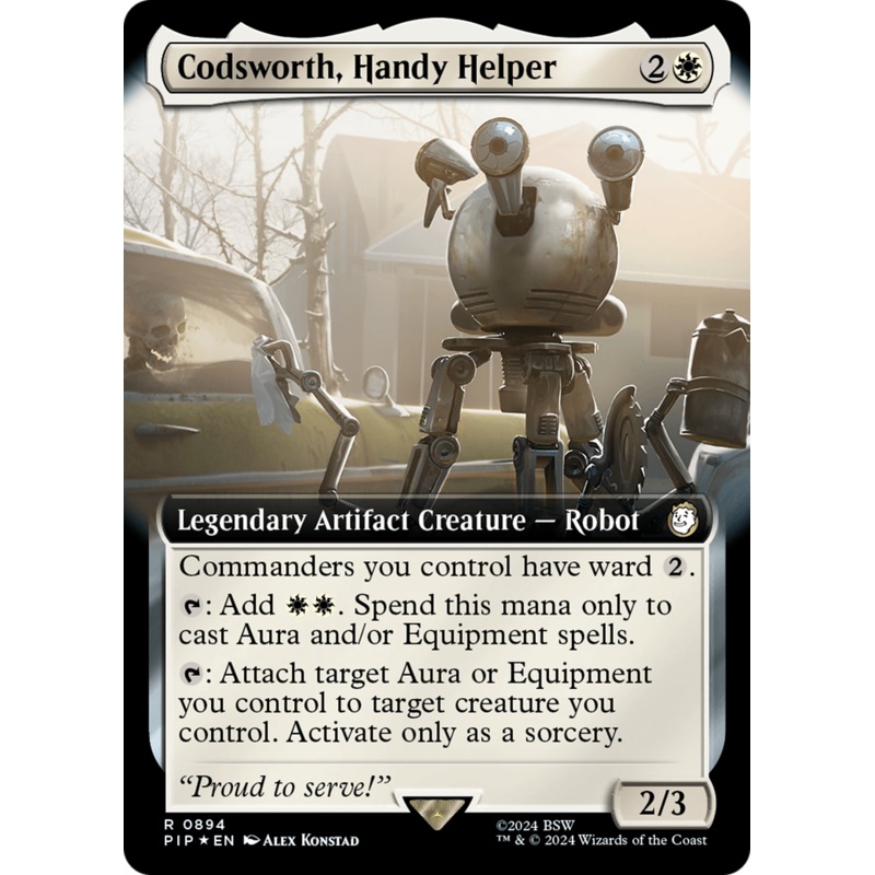 Codsworth, Handy Helper (Extended Art) (Surge Foil) [Fallout]