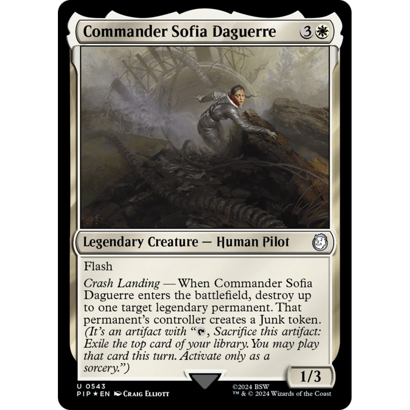Commander Sofia Daguerre (Surge Foil) [Fallout]