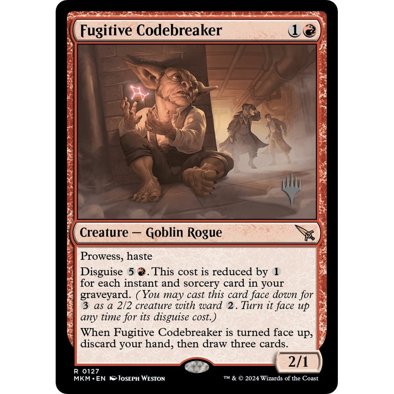 Fugitive Codebreaker (Promo Pack) [Murders at Karlov Manor Promos]