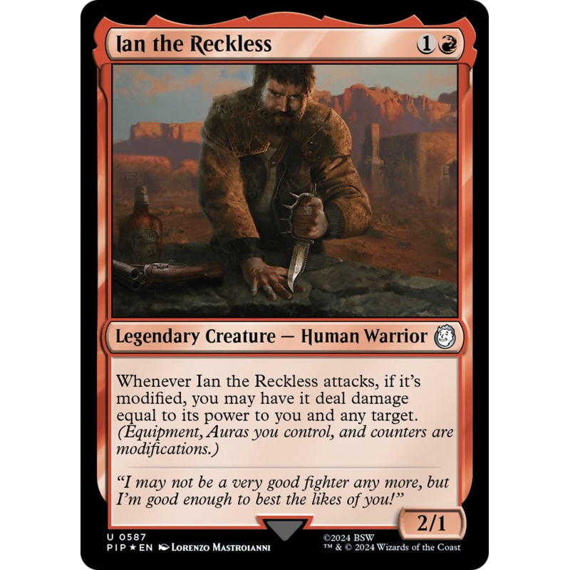 Ian the Reckless (Surge Foil) [Fallout]