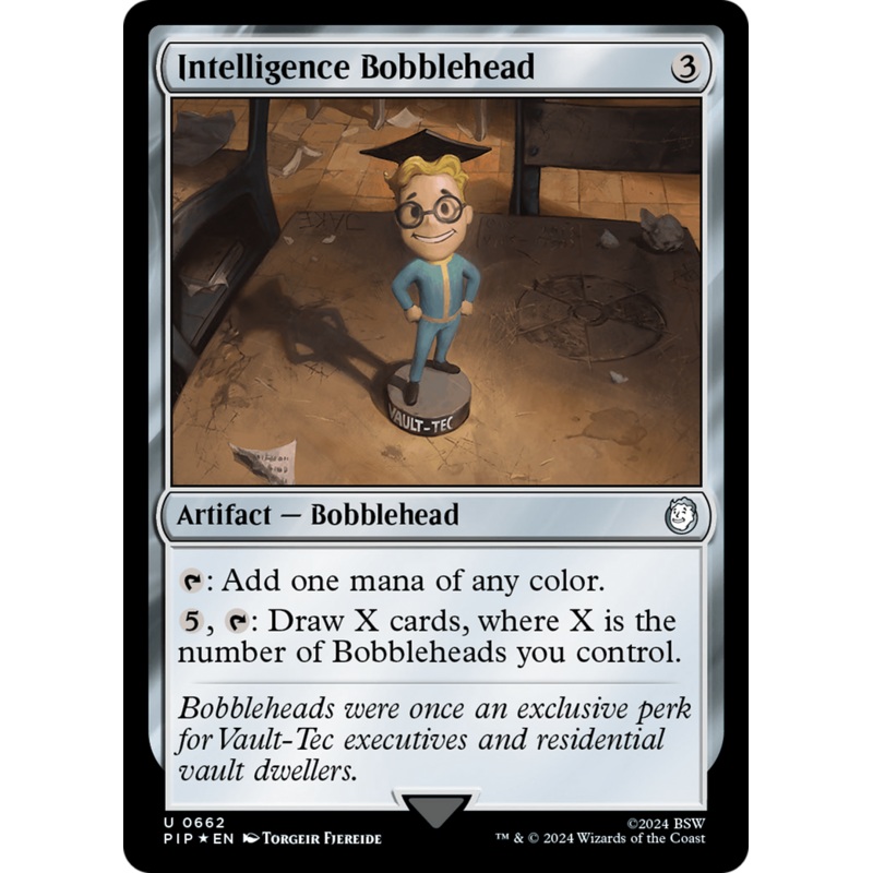 Intelligence Bobblehead (Surge Foil) [Fallout]