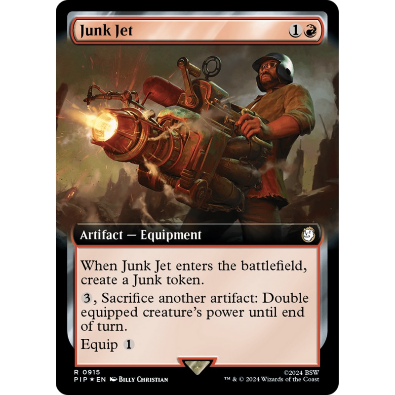 Junk Jet (Extended Art) (Surge Foil) [Fallout]