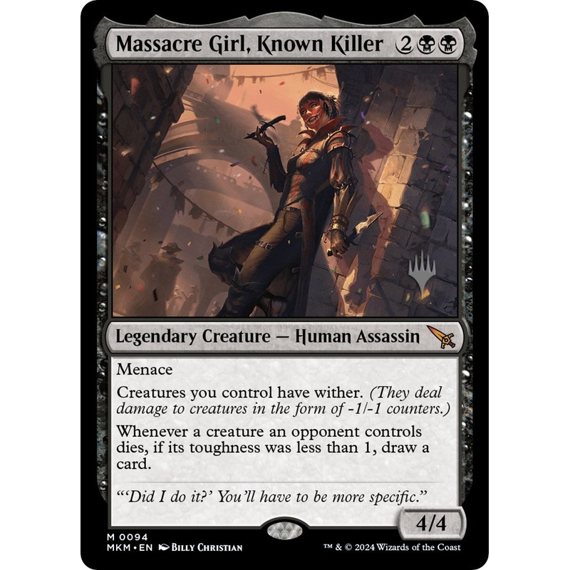 Massacre Girl, Known Killer (Promo Pack) [Murders at Karlov Manor Promos]
