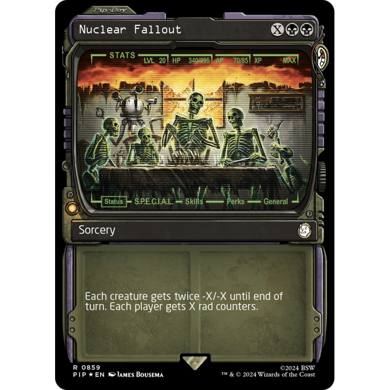 Nuclear Fallout (Showcase) (Surge Foil) [Fallout]