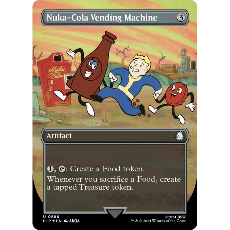 Nuka-Cola Vending Machine (Borderless) (Surge Foil) [Fallout]