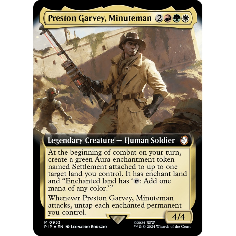 Preston Garvey, Minuteman (Extended Art) (Surge Foil) [Fallout]