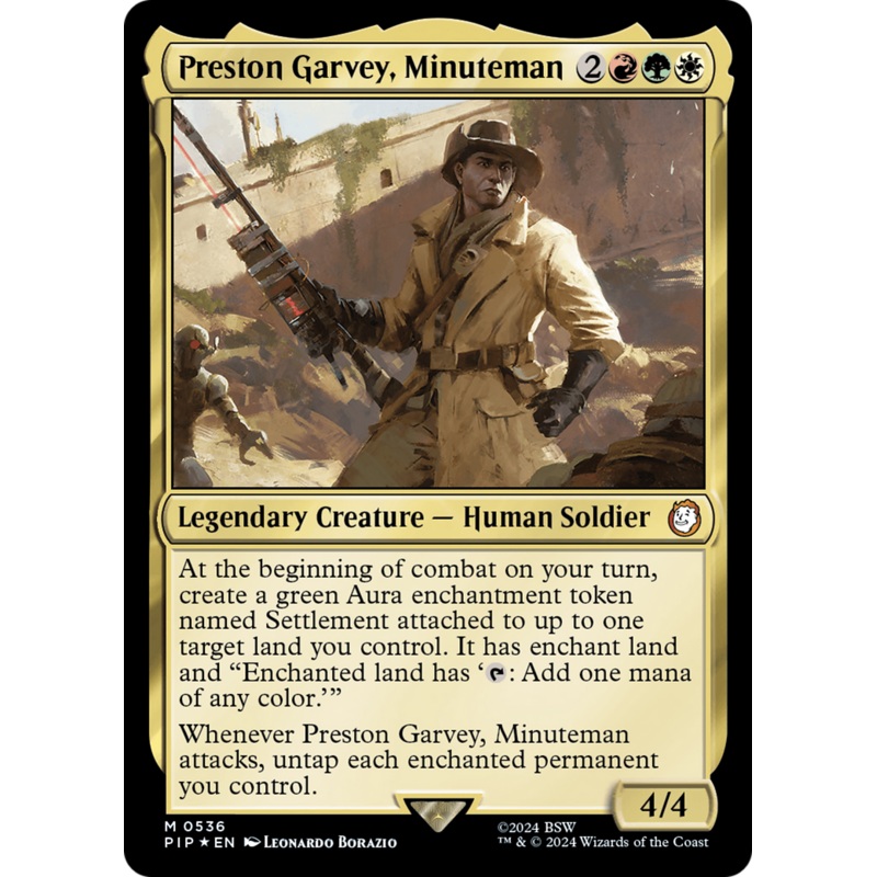 Preston Garvey, Minuteman (Surge Foil) [Fallout]