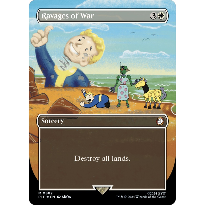 Ravages of War (Borderless) (Surge Foil) [Fallout]