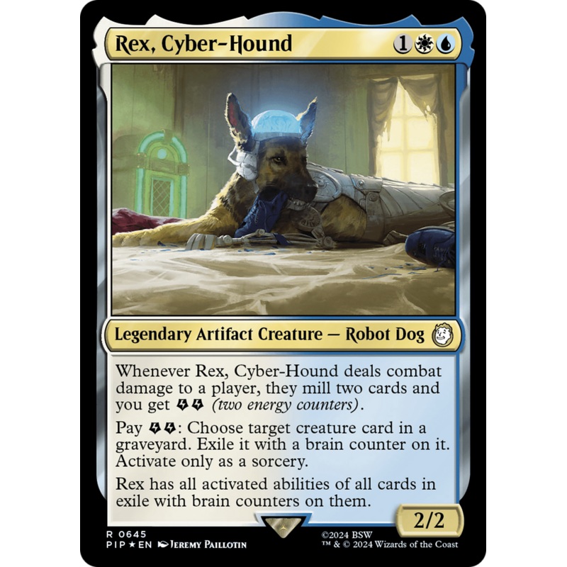 Rex, Cyber-Hound (Surge Foil) [Fallout]