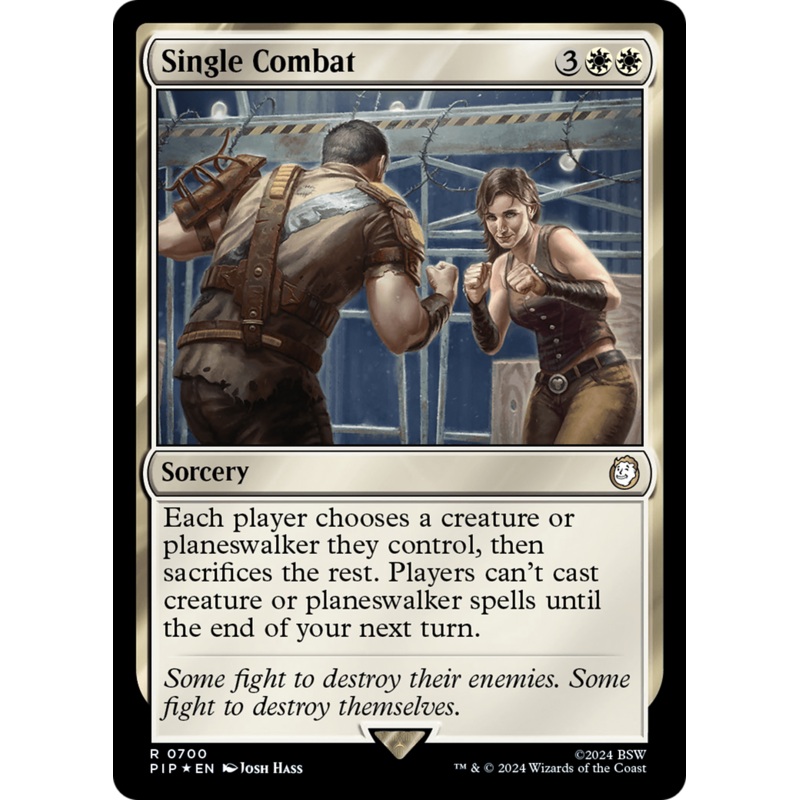 Single Combat (Surge Foil) [Fallout]