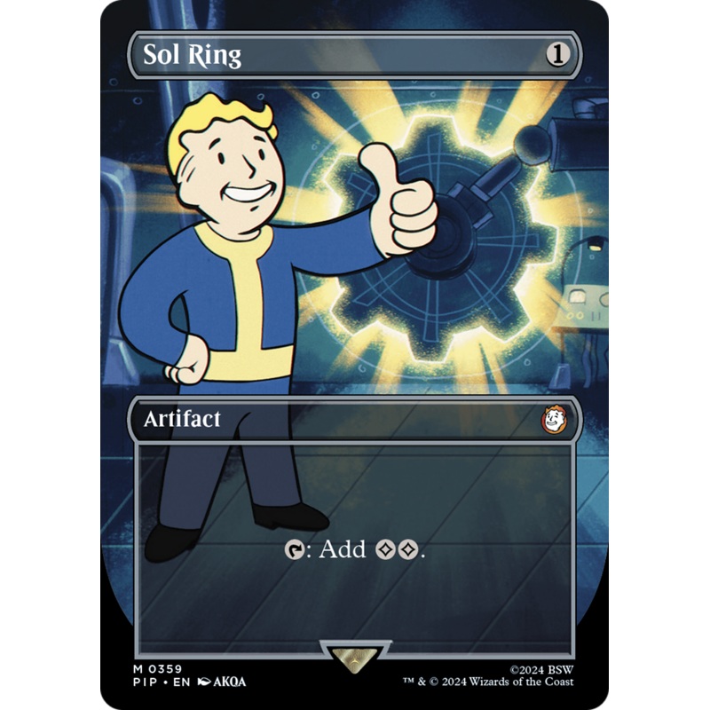 Sol Ring (Borderless) [Fallout]