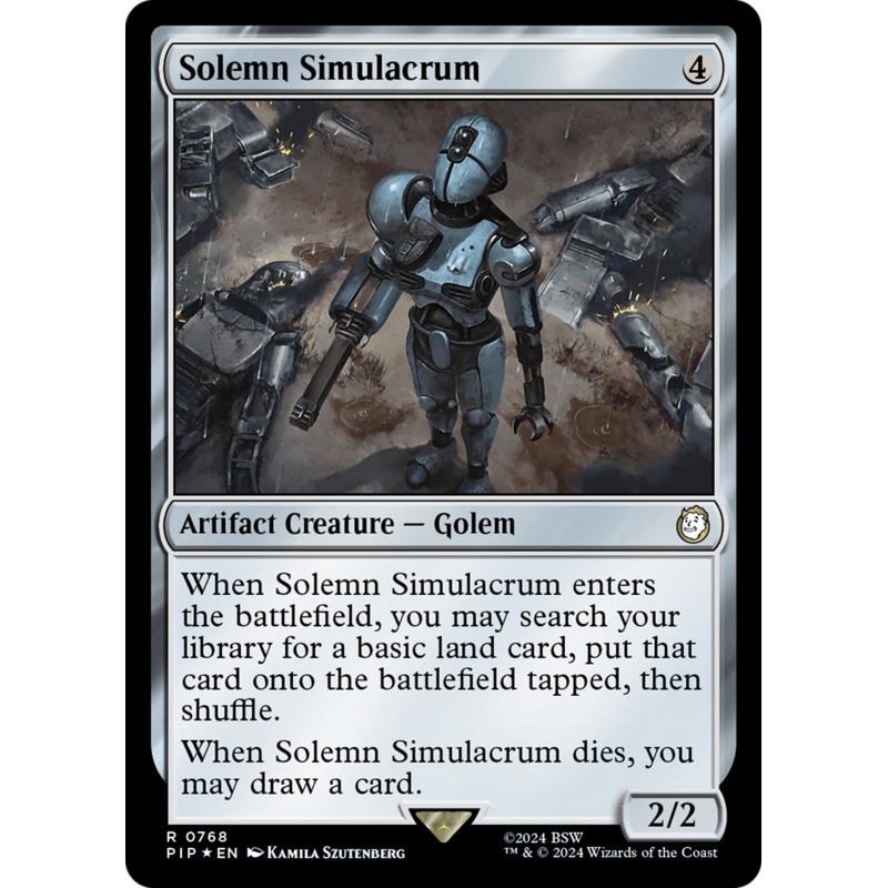 Solemn Simulacrum (Surge Foil) [Fallout]