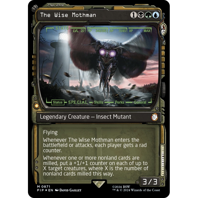 The Wise Mothman (Showcase) (Surge Foil) [Fallout]