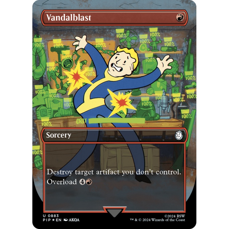 Vandalblast (Borderless) (Surge Foil) [Fallout]