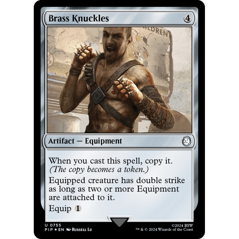 Brass Knuckles (Surge Foil) [Fallout]