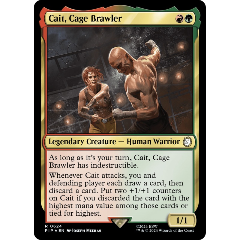 Cait, Cage Brawler (Surge Foil) [Fallout]