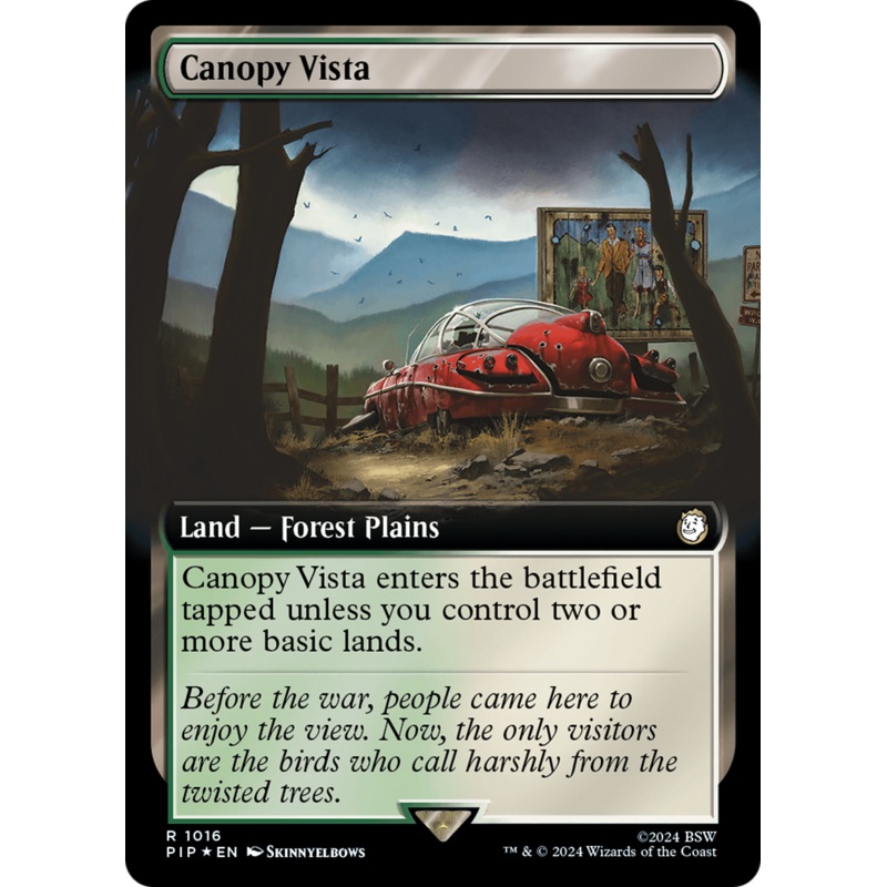 Canopy Vista (Extended Art) (Surge Foil) [Fallout]