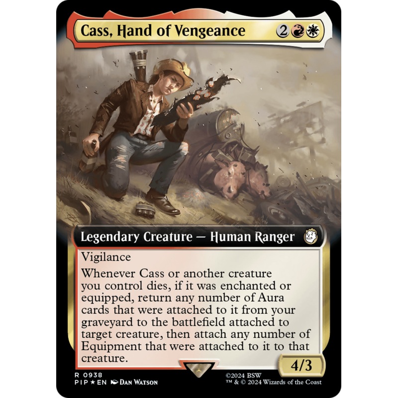 Cass, Hand of Vengeance (Extended Art) (Surge Foil) [Fallout]