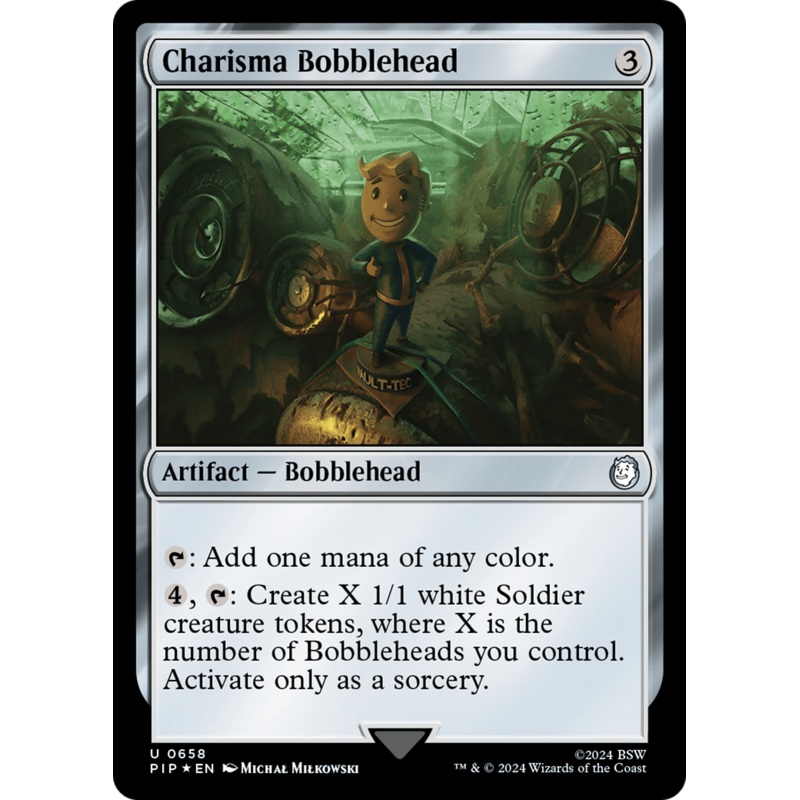 Charisma Bobblehead (Surge Foil) [Fallout]